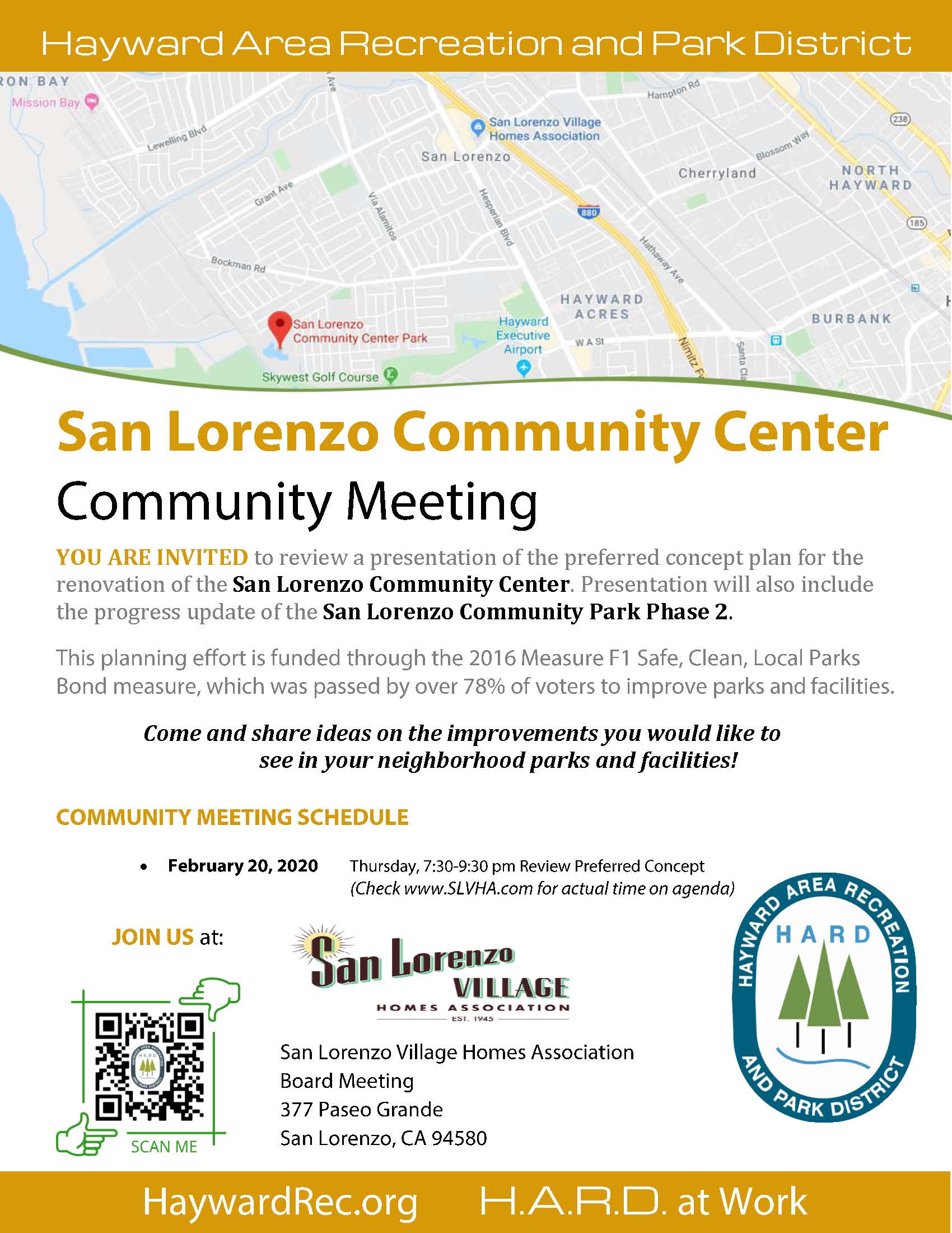 San Lorenzo Community Center_Public Notice_2.20.20 Mtg San Lorenzo Community Center_Public Notice_2.20.20 Mtg